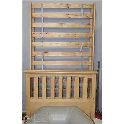 TWIN MAPLE BED FRAME COMPLETE