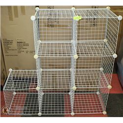 7 CUBE METAL STORAGE CENTER ( CAN CHANGE IT TO