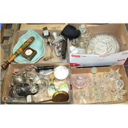 4 BOXES OF ESTATE MISC AND COLLECTIBLES