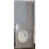 Image 1 : 1PC SINGLE CORIAN SINK WITH BACK SPLASH