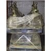 Image 1 : PALLET OF 8 TOTAL LARGE BOOTH LIGHT FIXTURES