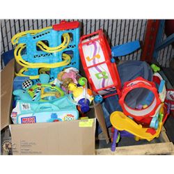 PALLET OF KIDS TOYS INCL FISHER PRICE DRUMS,