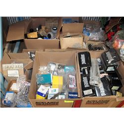 PALLET WITH NUTS AND BOLTS