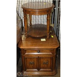 ESTATE 2 NIGHT STANDS AND 1 END TABLE