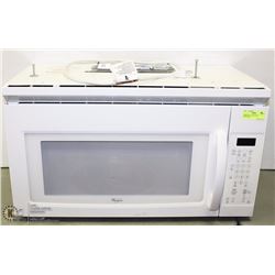 WHIRLPOOL OVER RANGE MICROWAVE