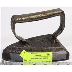 METAL SAD IRON WITH METAL HANDLE