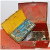 Image 1 : RED TOOL BOX FULL OF DRILL DRIVES AND SOCKETS