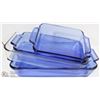 Image 1 : FLAT OF BLUE PYREX