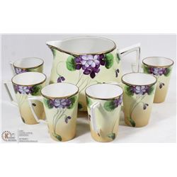 NIPPON E-OH HAND PAINTED PORCELAIN LEMONADE