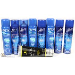 LOT OF EXTRA HOLD HAIR PRODUCTS