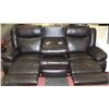 Image 2 : NEW SALEM LEATHERAIRE RECLINING FOLD DOWN CONSOLE