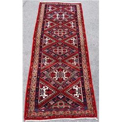 Magnificently Vibrant 11' Persian Karajeh Runner