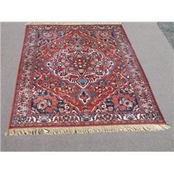 Deeply Detailed Hand Woven Persian Bakhtiari Rug