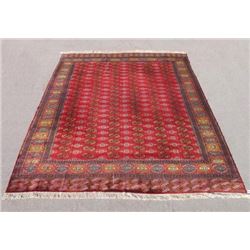 Absolutely Stunning Soft Wool Pile  Semi Antique Bokhara Rug 9x13