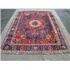 Image 1 : Very Rare Authentic Persian Mashhad Rug 13x10