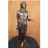 Image 1 : Egyptian Prince Bronze Sculpture on Marble Base Statue