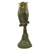 Image 6 : Owl Bird Wildlife Bronze Sculpture