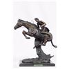 Image 9 : Cheyenne Bronze Sculpture on Marble Base Statue