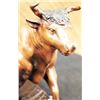 Image 4 : Nice Bull Ox Marble Bronze Statue