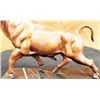 Image 8 : Nice Bull Ox Marble Bronze Statue