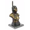 Image 5 : Native Indian Chief Bronze Bust Sculpture Statue