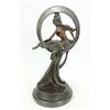 Image 4 : Dream Goddess with Bliss Ring Bronze on Marble Base Sculpture