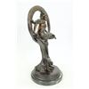 Image 5 : Dream Goddess with Bliss Ring Bronze on Marble Base Sculpture