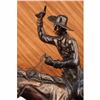 Image 2 : Seasoned Cowboy Riding Bronze Sculpture