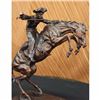 Image 2 : Bronco Buster On Marble Base Bronze Sculpture