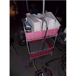 DOUBLE DISPLAY BIN & CONTENTS