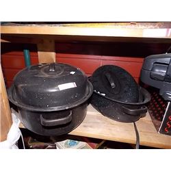 ROASTING PANS - 2 TTL