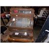 Image 1 : VINTAGE NATIONAL CASH REGISTER WITH WOOD TONE METAL