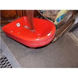 LOT OF NEW WHEEL BARROW BASINS - CHILD SIZE