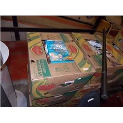 BANANA BOX OF ASSORTED FOOD ITEMS