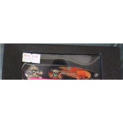 NEW FOLDING KNIFE - SKULL IMAGE