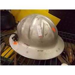 VINTAGE ALUMINUM HARD HAT
