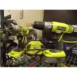 RYOBI 18VOLT LITHIUM 4PC - PS