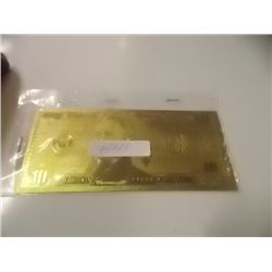 GOLD FOIL BILL - 24K GOLD - USA $10 - not legal tendar