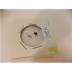 GEMSTONES -  2 TTL - GARNET (ROUND) & AMETHYST (PEAR)