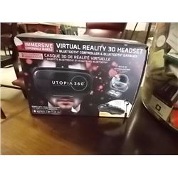 UTOPIA 360 VIRTUAL REALITY 3D HEADSET FOR THE SMART PHONE