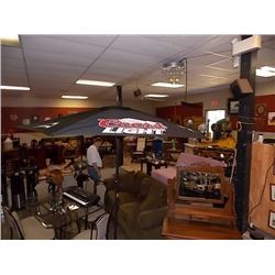 NEW PATIO UMBRELLA - COORS LIGHT - BLACK STAND NOT INCLUDED