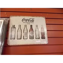 MEMORABILIA - METAL SIGN - COCA-COLA