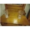 Image 1 : GLASS VASES - 2 TTL