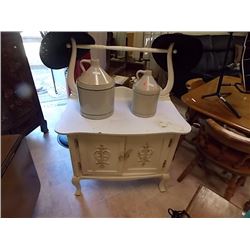 VINTAGE WASH STAND WITH DOORS IN THE BASE