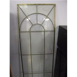 LEADED GLASS WINDOW