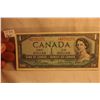 Image 1 : 1954 Cdn. One Dollar Bill (Beattie/Raminsky) *BM0751271