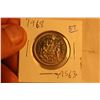 Image 1 : 1968 Cdn. Fifty Cent Coin (Silver) MS63