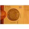 Image 1 : 1951 Cdn. Fifty Cent Coin (Silver) F