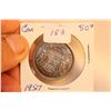 Image 1 : 1957 Can. Fifty Cent Coin - Silver