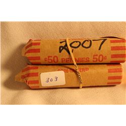 2007 - Two Rolls of Pennies